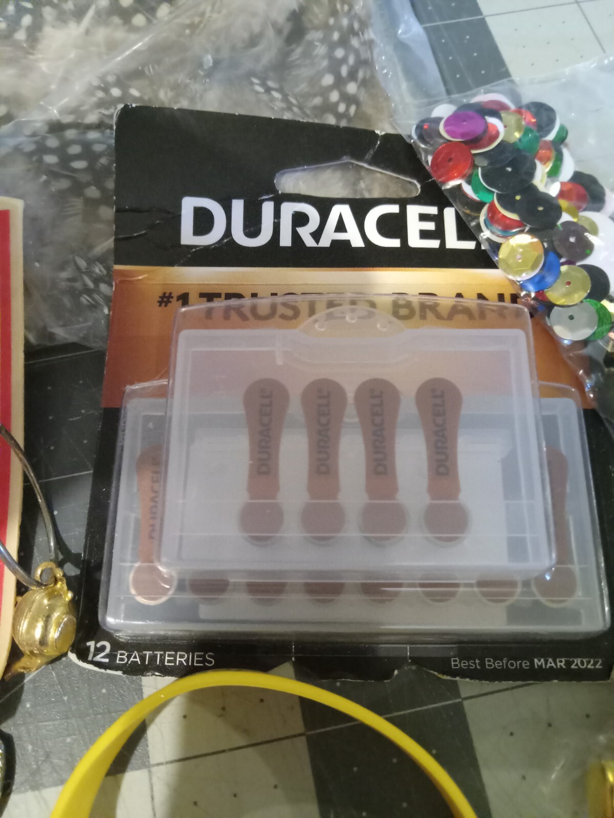 Junk Drawer Lot 20 Items Including Barbie Earrings And Press On Nails, Dice….