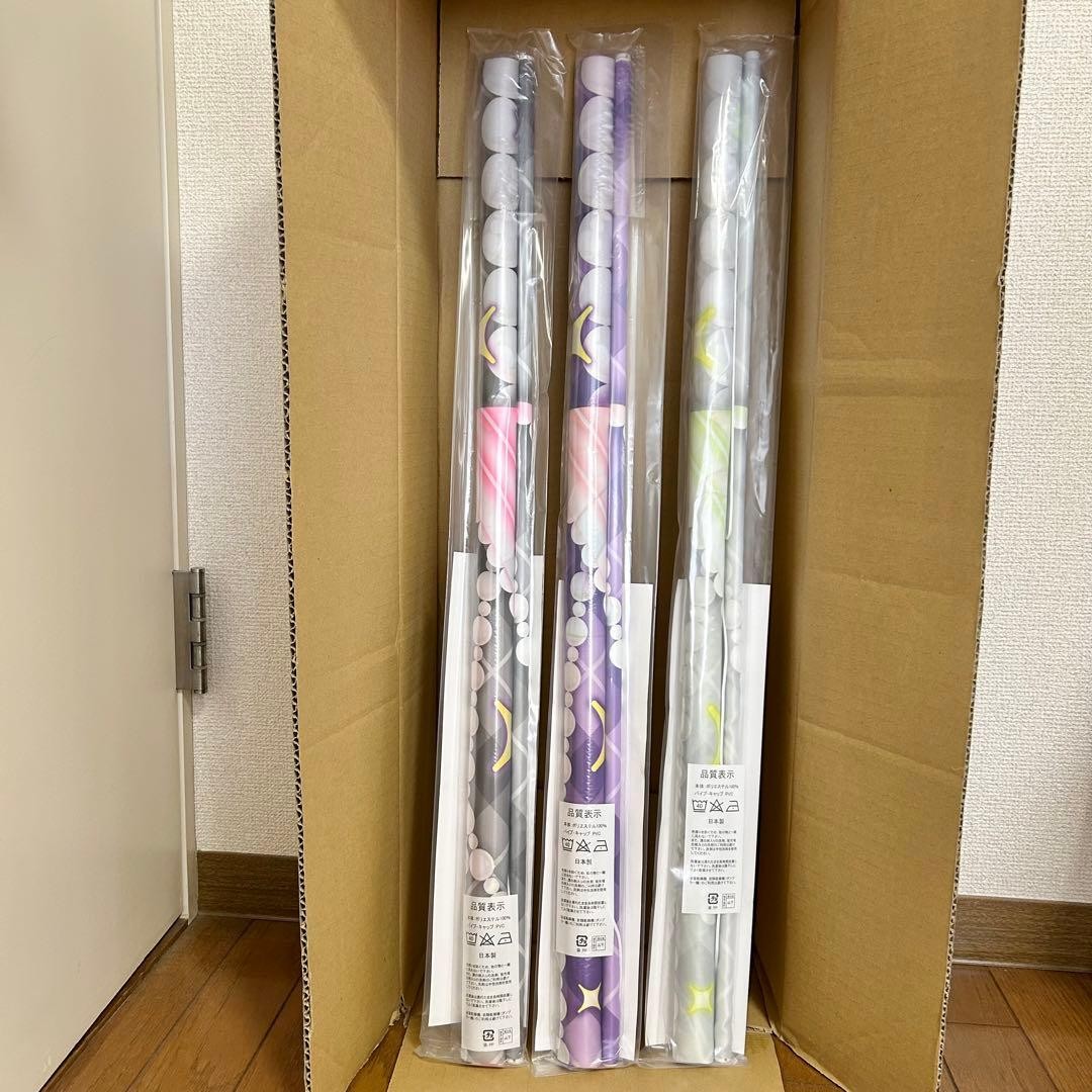 Cure Kyun-Kyun Cure Kiss Cure Zukyoon Life-Size Tapestry Set 3P Used