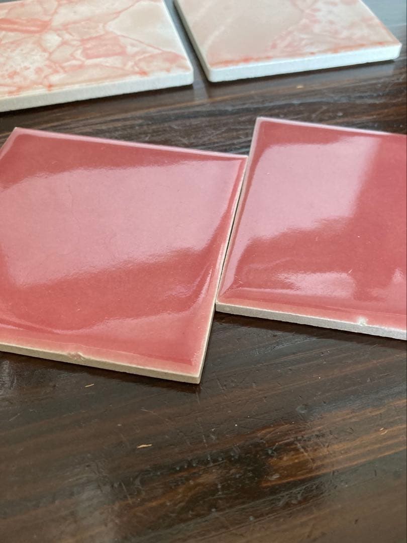 7 tiles, various types