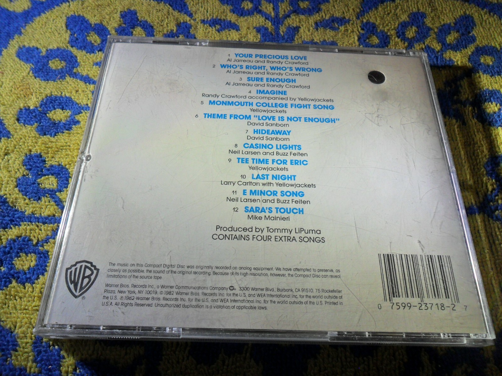 CASINO LIGHTS LIVE SWITZERLAND CD 1982 WARNER CD Promo VERY GOOD