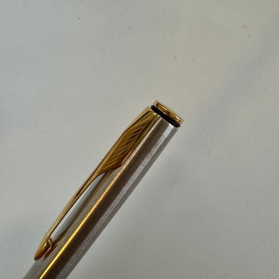 Discontinued PARKER Insignia Ballpoint Pen Stainless Steel Gold