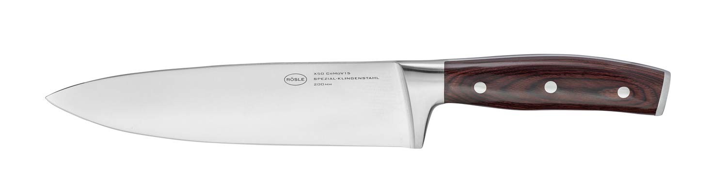 R√∂sle Rockwood Knife Collection, Chef‚Äôs Knife, 7.8-inch Blade