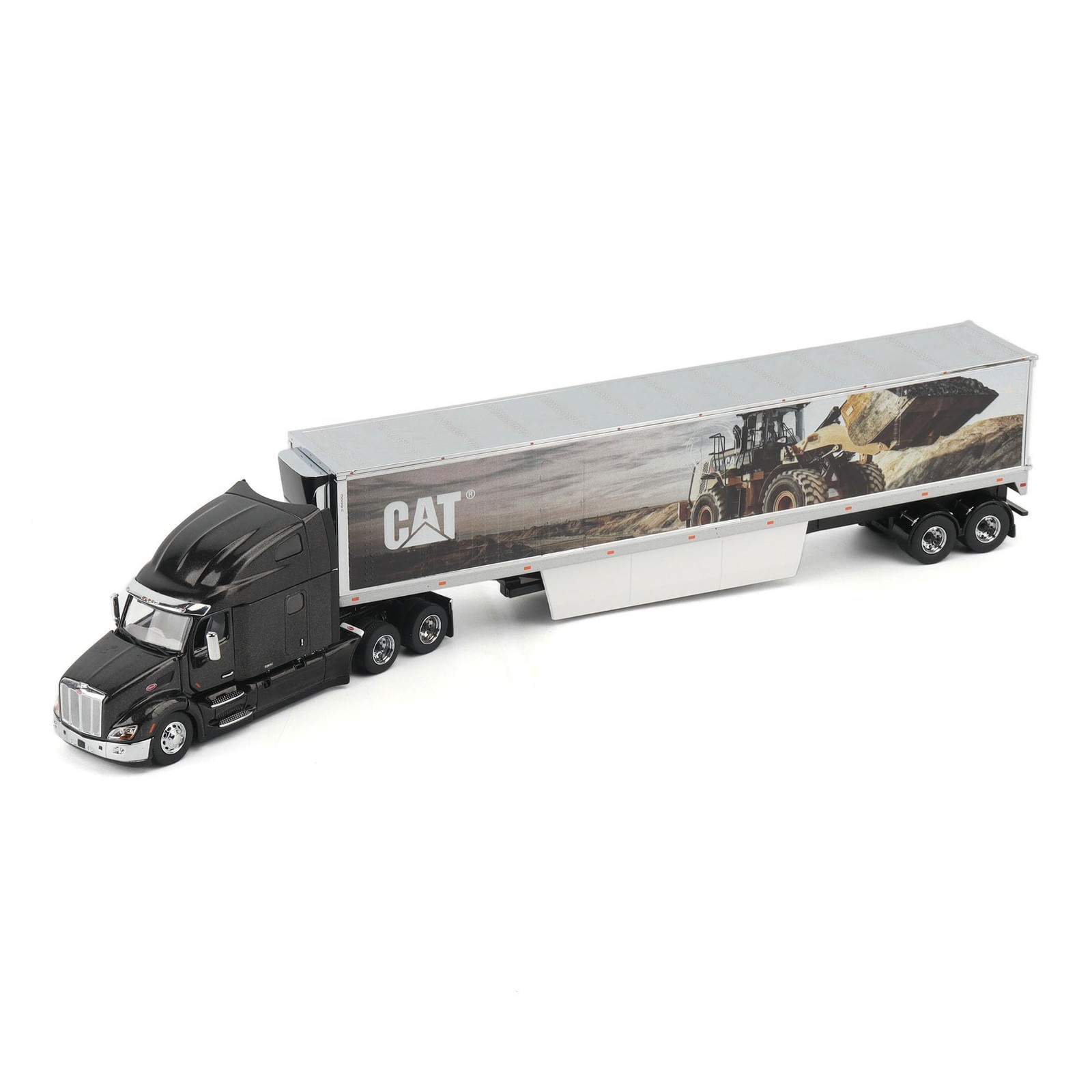 Diecast Masters 1/50 Peterbilt 579 Semi Truck CAT Mural Trailer 85768