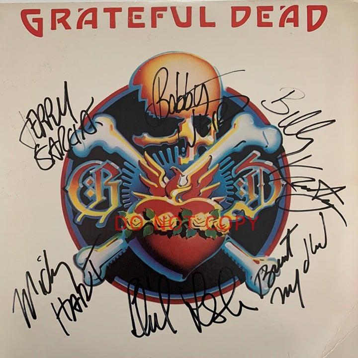 Grateful Dead band Garcia SIGNED reprint 12×12″ Album Poster Autographed RP