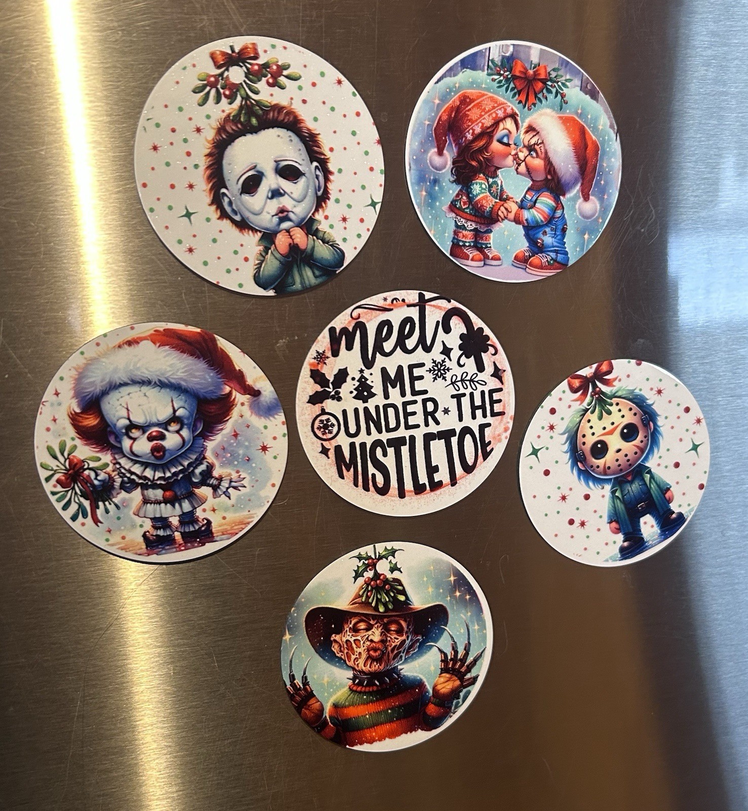 Classic Horror movie fridge magnets