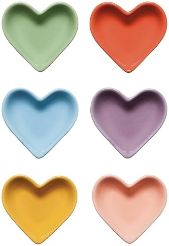 Danica Jubilee 6-Piece Stoneware Pinch Bowls, 2oz, Dishwasher & Microwave