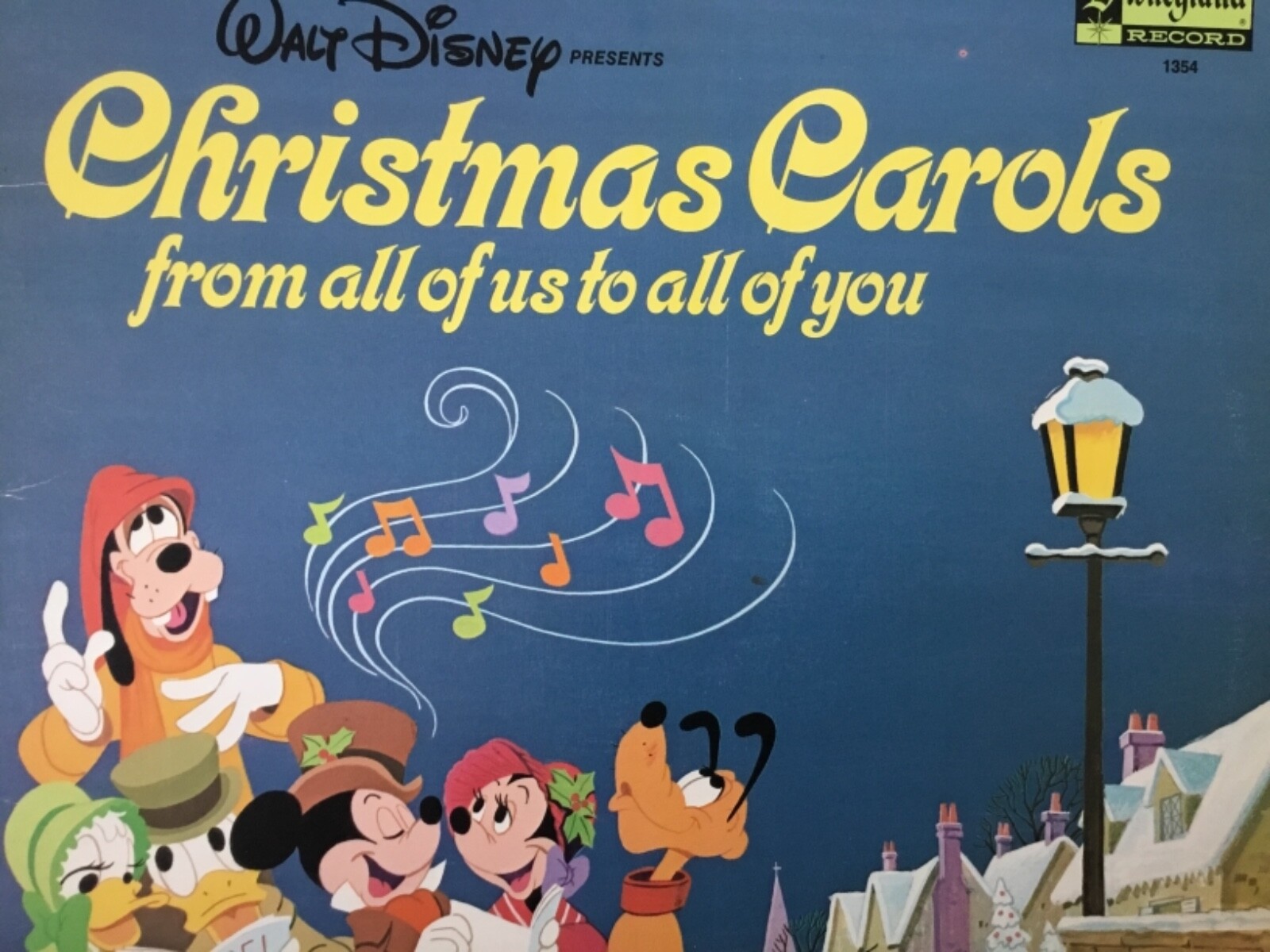 1973 Walt Disney Christmas Carols from all of us to all of youLP+bonus CD TESTED