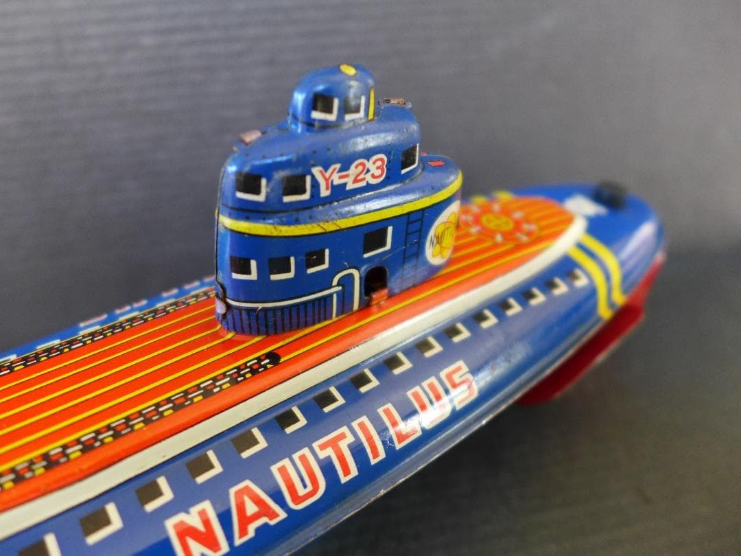 Period item [Good condition] Yonezawa toys Nautilus tin old toy Made in Japan