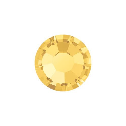 144-Pc SS20 Preciosa Maxima Flat Back Rhinestones, Crystal Blond Flare