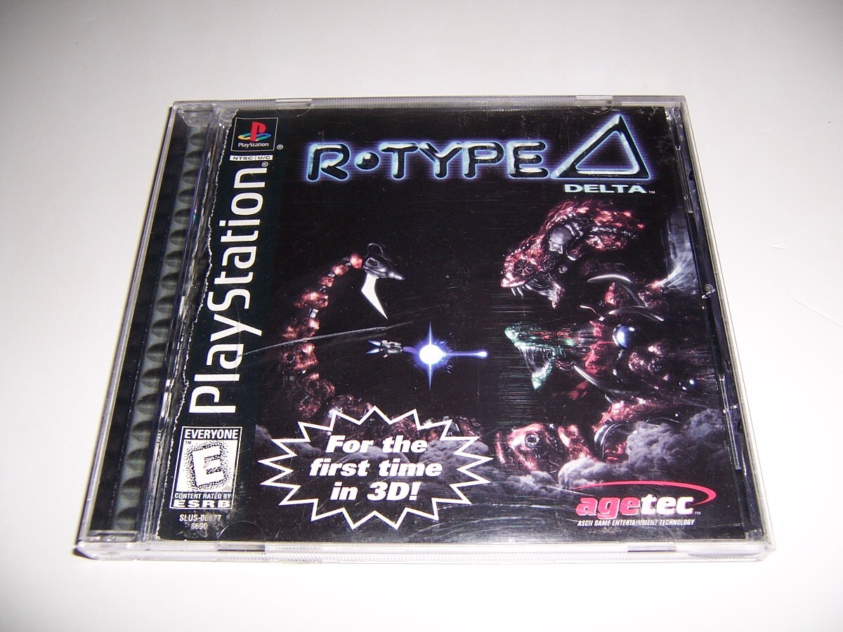 Playstation 1 PS1 R-Type Delta Video Game, Art Back & Booklet Front – Pre-Owned