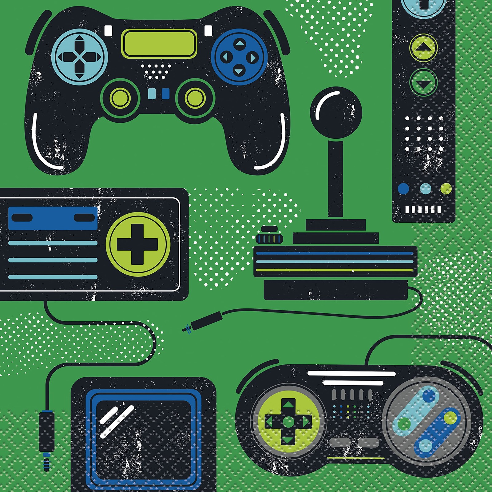 Gamer Birthday Luncheon Napkins I Pack of 16