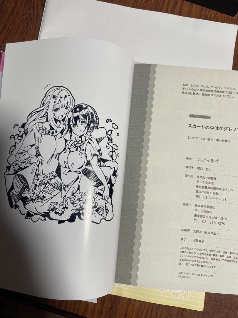 Hand-Drawn Illustration Hana Volume 3 Signed Rare Art Includes Bonus Cards