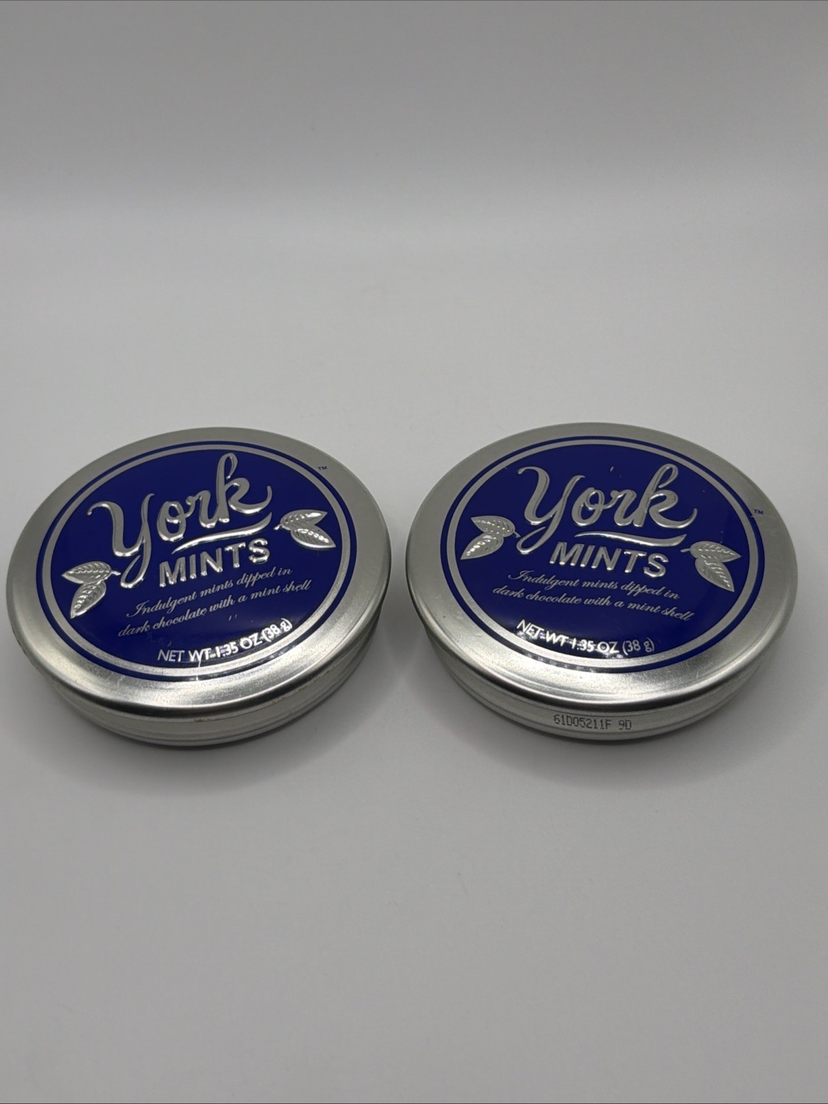 York Vintage Mint Tins with Embossed Lid By the Maker of York Peppermint Patties