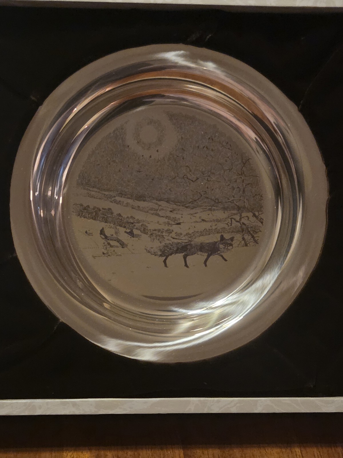 Set of 5 Franklin Mint Sterling Silver James Wyeth Decorative Plates 1972-1976
