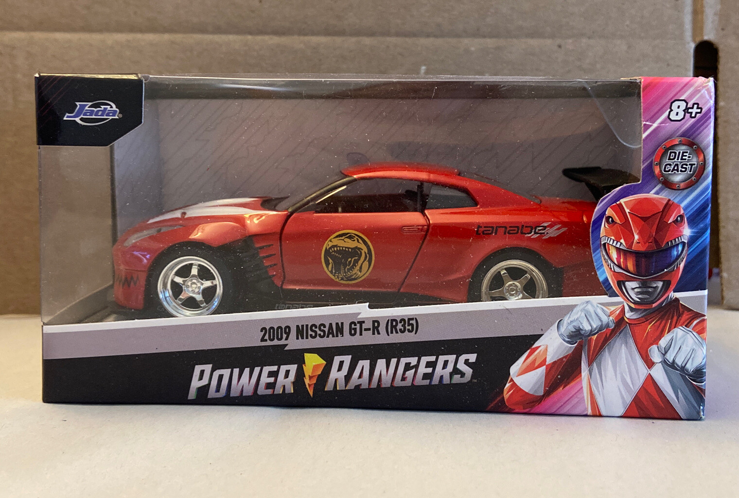 Power Rangers 2009 Nissan GT-R (R35) Jada Diecast 1:32 Scale – New