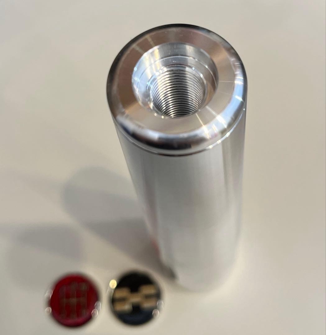 Long shift knob aluminum alloy 180×35mm 5MT Jimny etc.