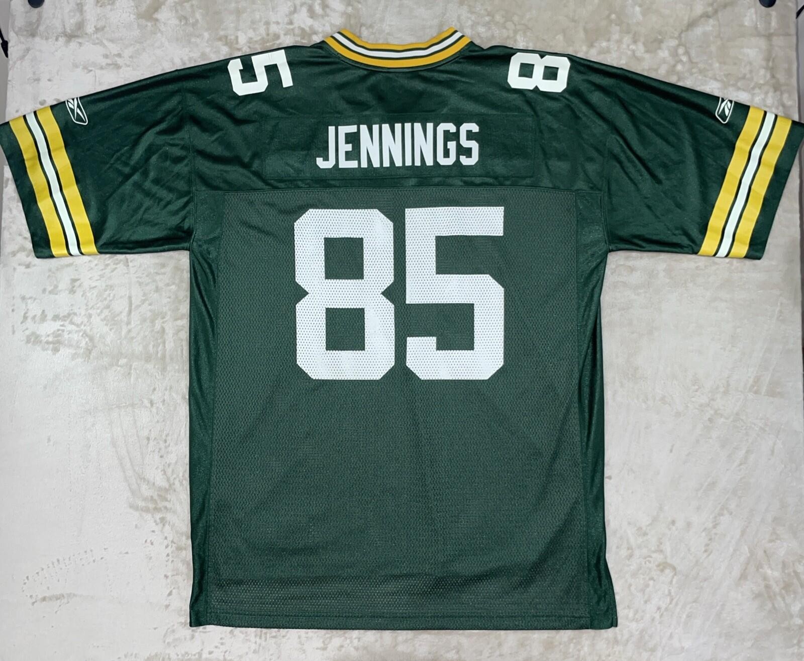 Reebok NFL Green Bay Packers Greg Jennings #85 Vintage Jersey Men’s Size XL