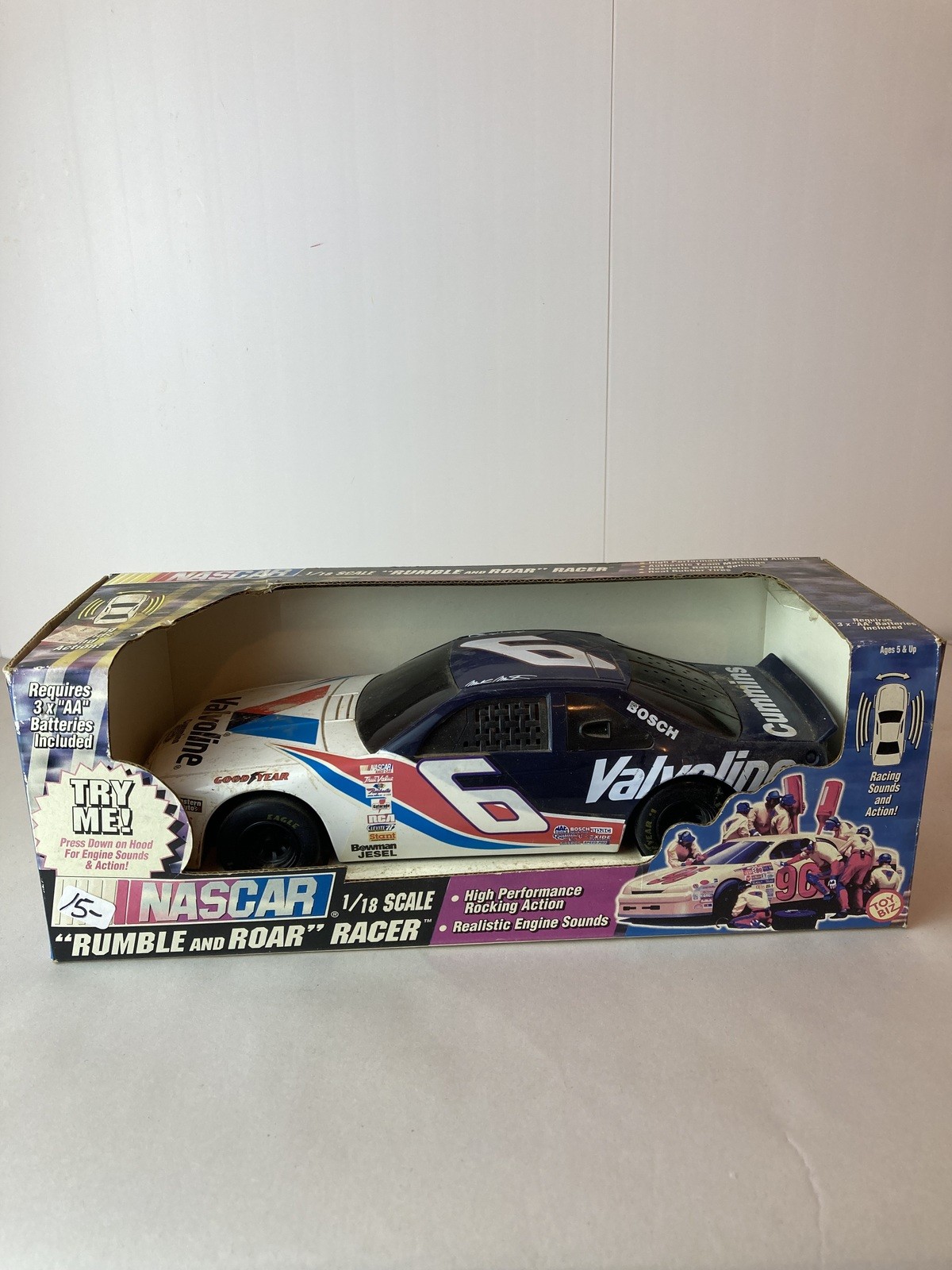 NASCAR radio-control car, boxed
