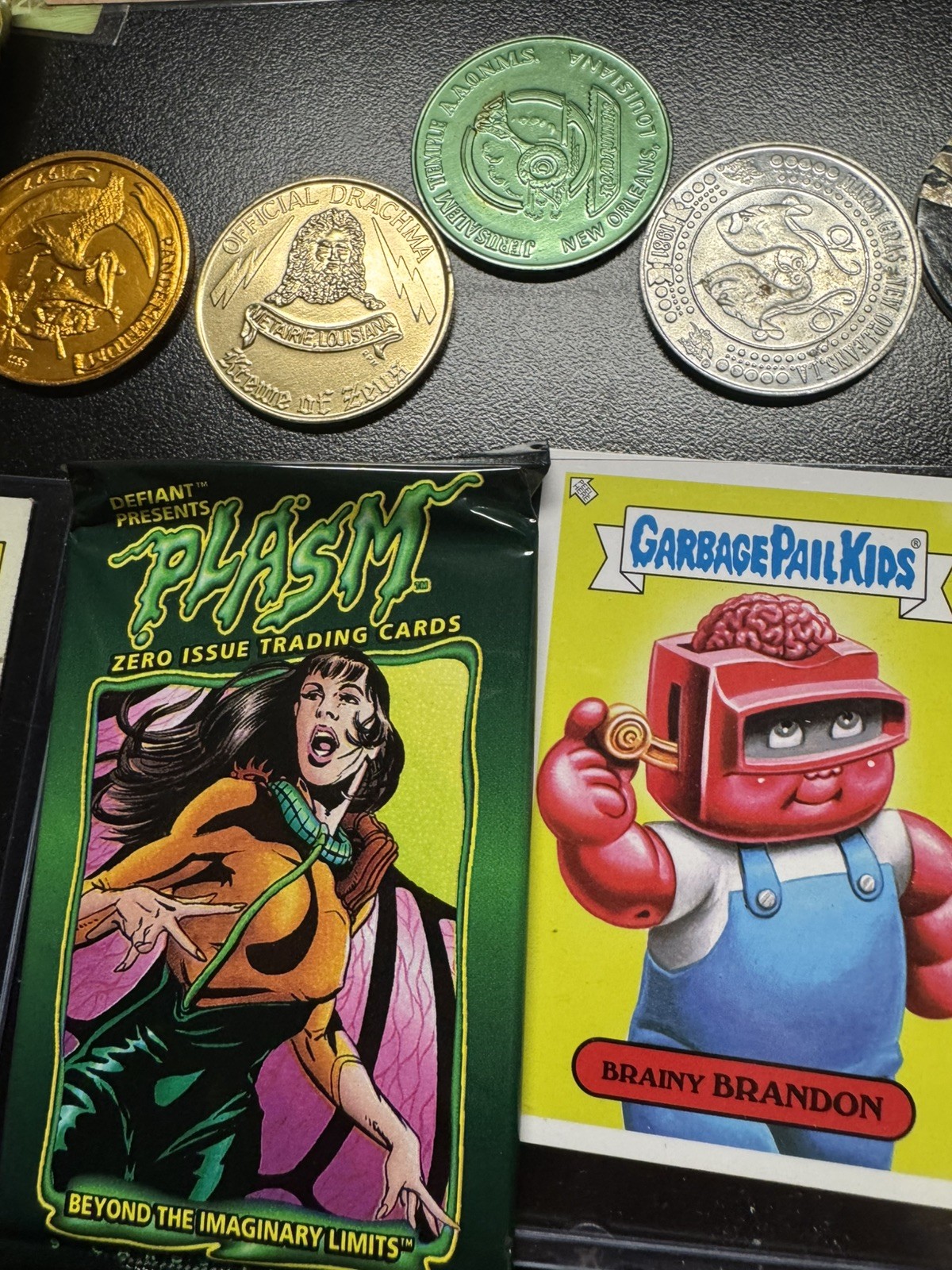 junk drawer lot Coins Cards