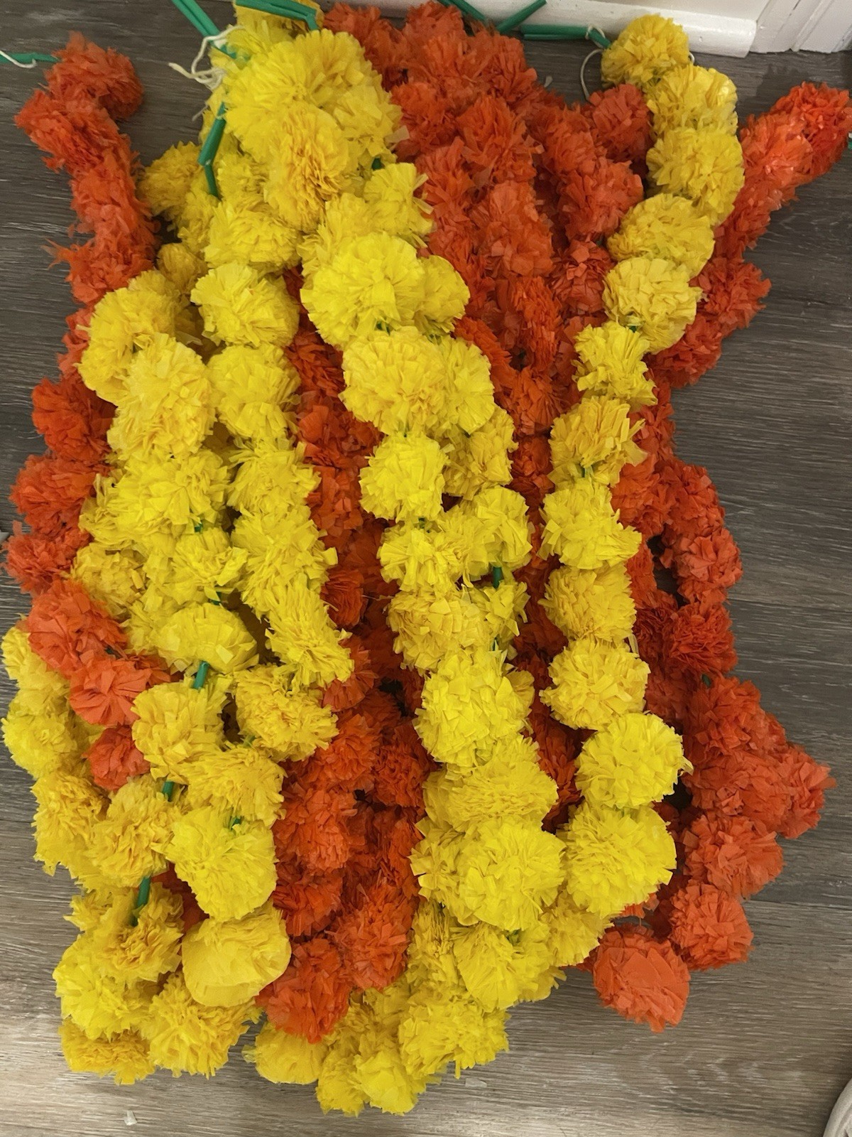 Beistle Soft Twist Poly Leis, Yellow 50 Pc & Orange Yellow Leis garland