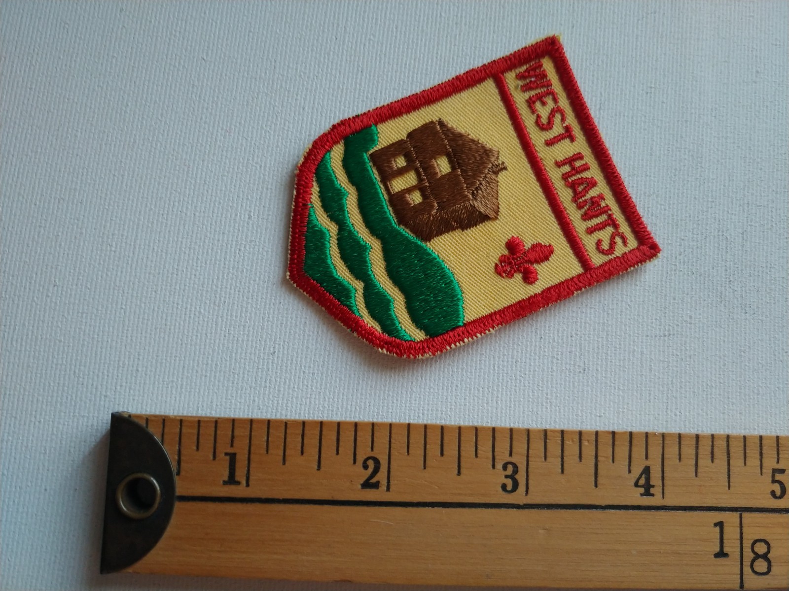 1 RARE VOYAGER WEST HANTS NOVA SCOTIA CANADA BOY SCOUTS PATCH CREST ECUSSON