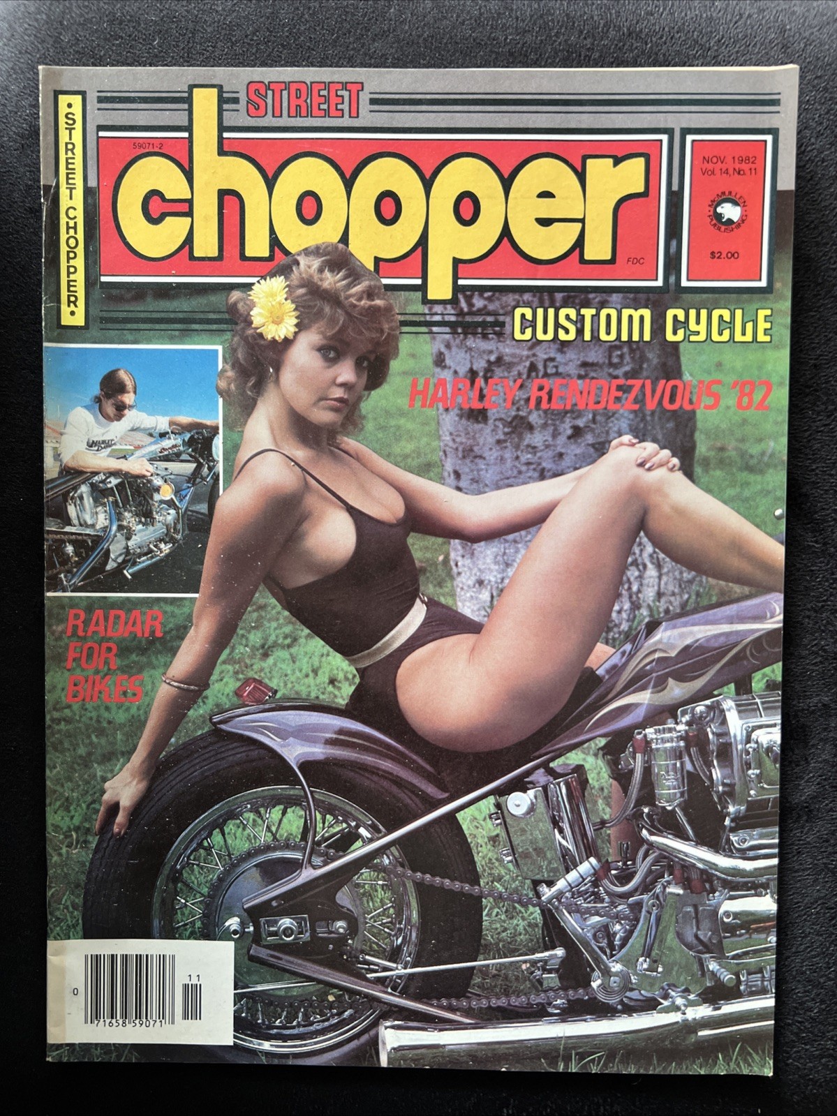 ⭐⭐⭐[Rare/Vintage] STREET CHOPPER November 1982 issue Motorcycle FREE SHIPPING⭐⭐⭐