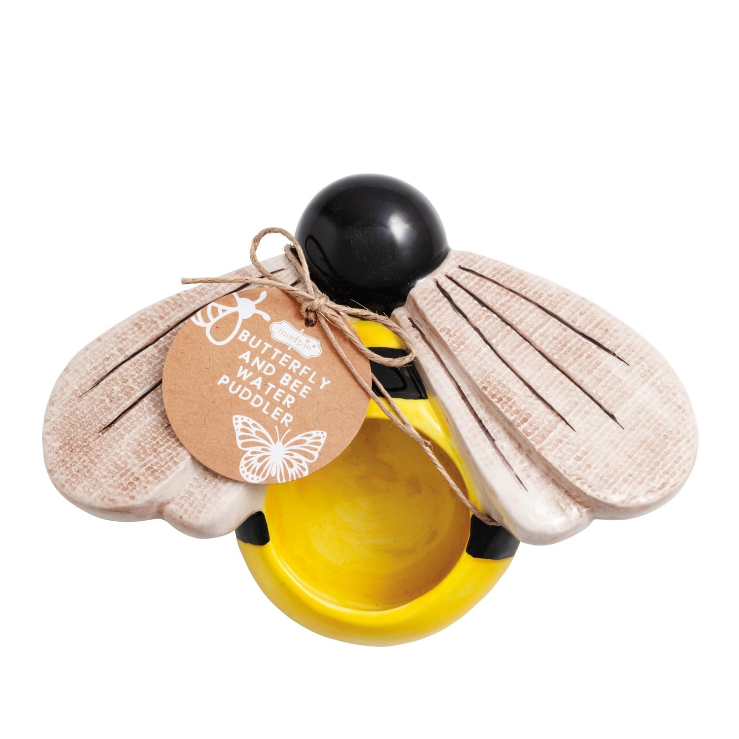 Mud Pie Ceramic Bee Water Puddler