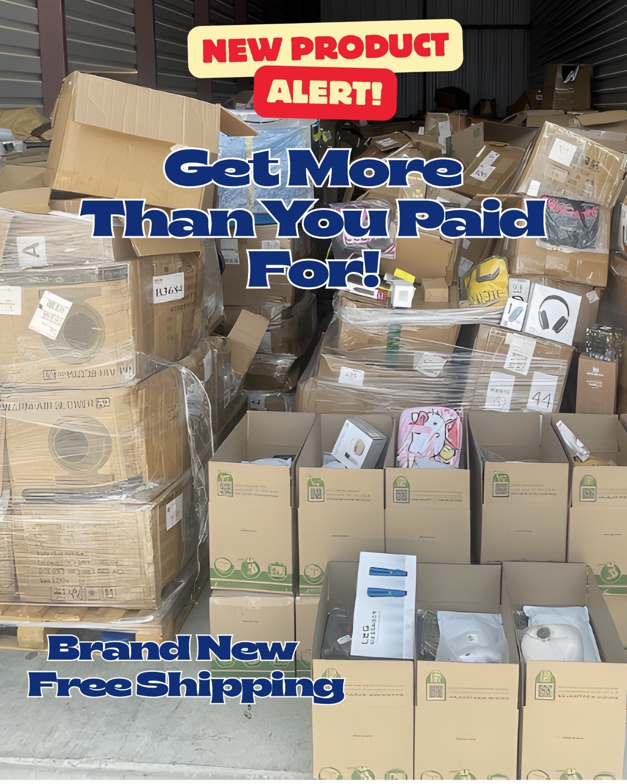 Large box. High Profit Reseller Lot – Mixed New General Goods 💰Ships free