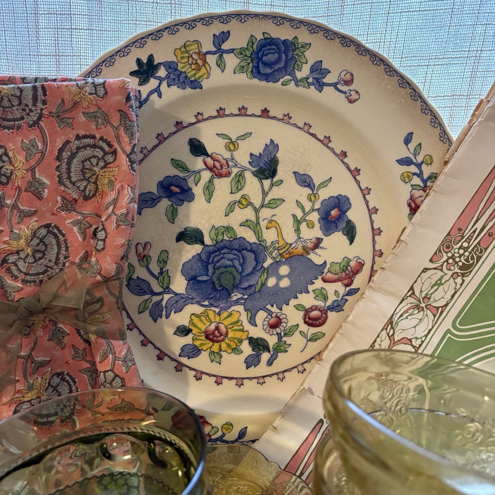 Vintage Estate Sale Mystery Box 5pc Mixed Lot Porcelain Glassware Jewelry Vtg
