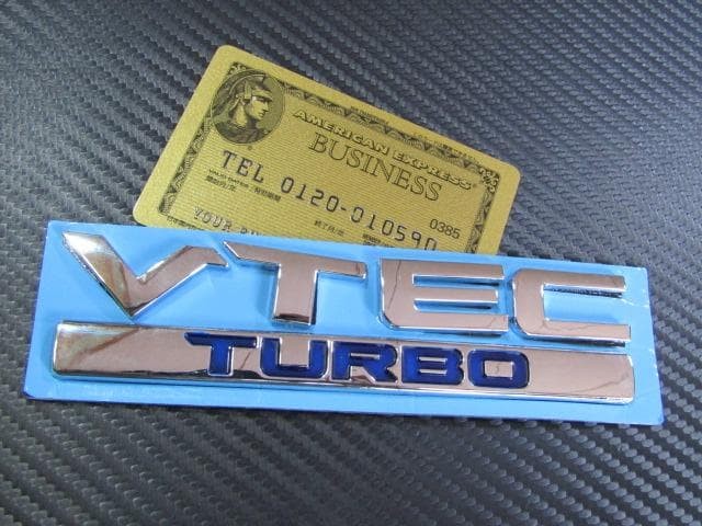 ● V-TEC TURBO ABS chrome plated/blue separate specifications!