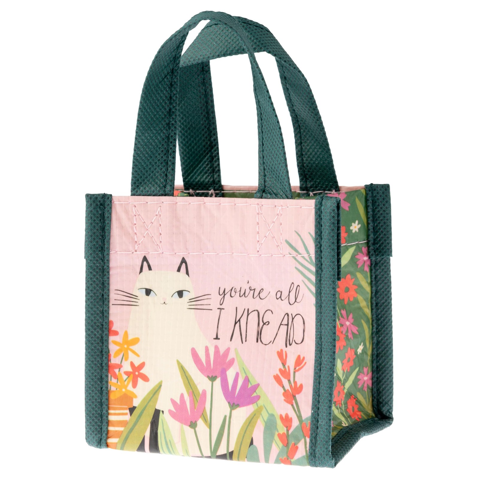 Karma Reusable Gift Tote Bag RPET Cat Tiny Handle Bag
