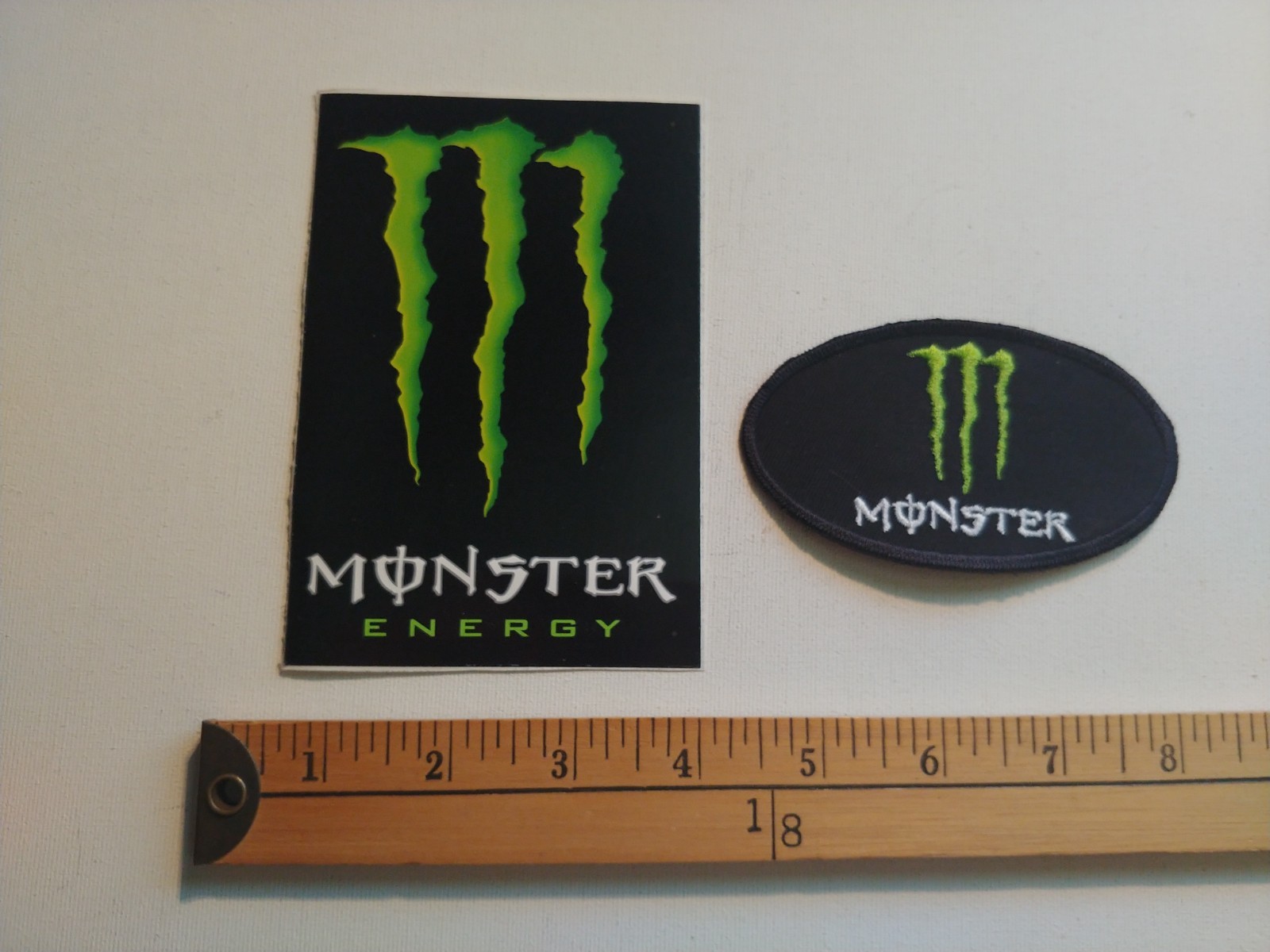 * MONSTER ENERGY DRINK STICKER DECAL RACING SPORTS SPONSOR BADGE PATCH ECUSSON *