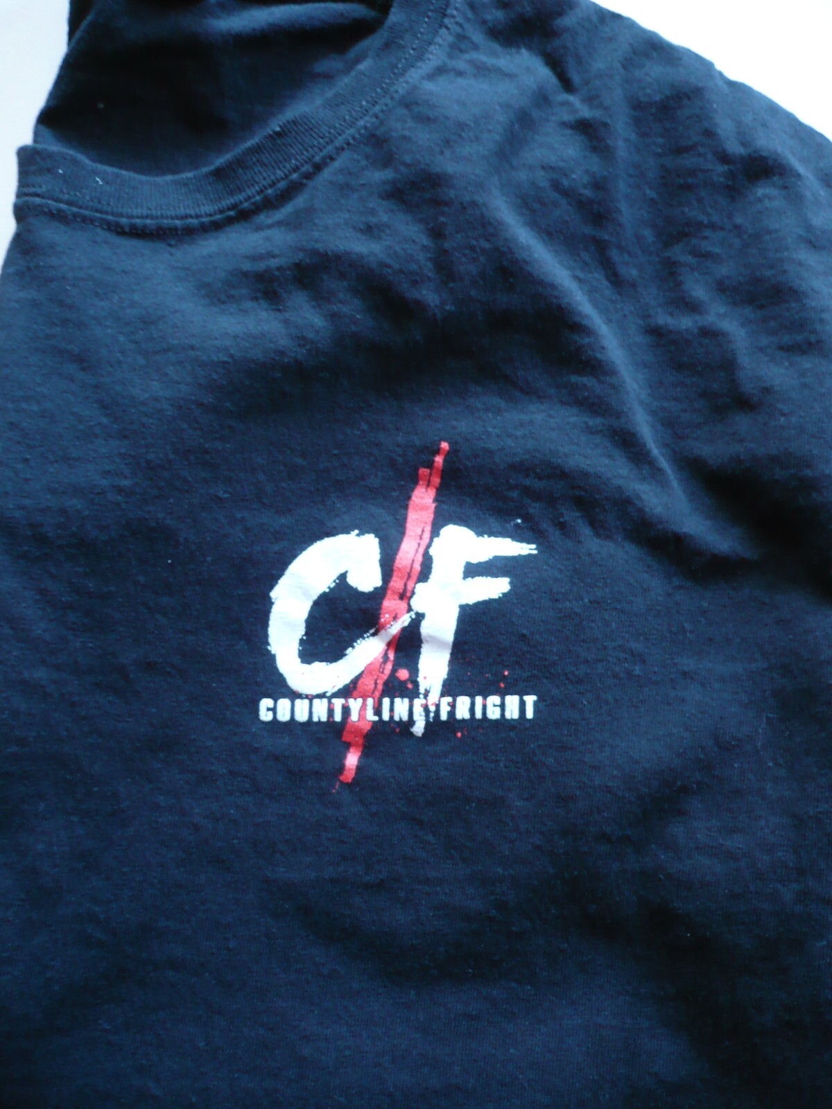 HALLOWEEN T-SHIRT TEE, Countyline Fright THE EVIL WITHIN, RARE BLACK SIZE 2XL