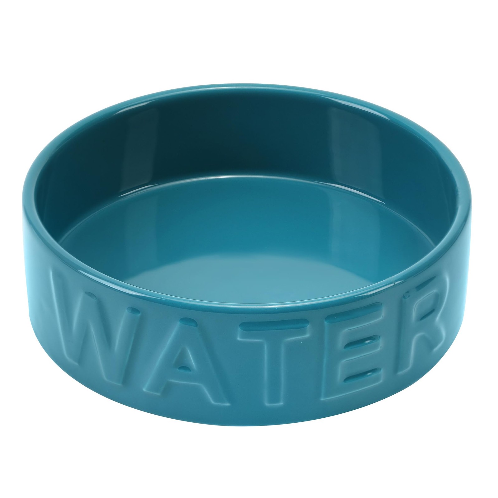 Park Life Designs Pet Bowl Classic Water Small White 5 25 Inch Ceramic Bowl Pets