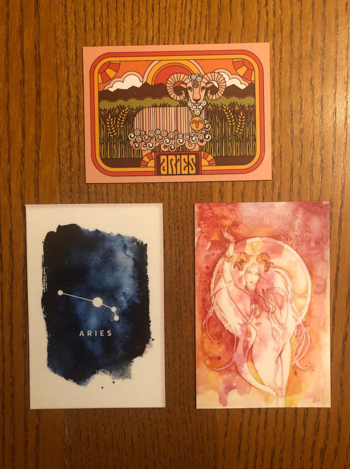 ARIES fridge magnets ♈️ zodiac astrology Star sign constellation gift idea
