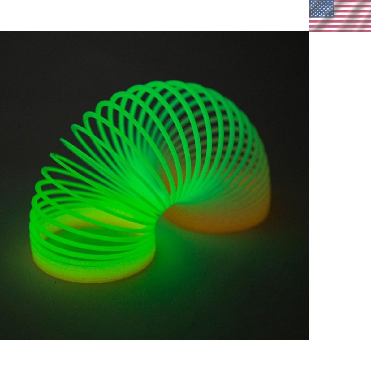 3-Inch Glow-in-the-Dark Coil Spring – Fun for All Ages, Assorted Colors!