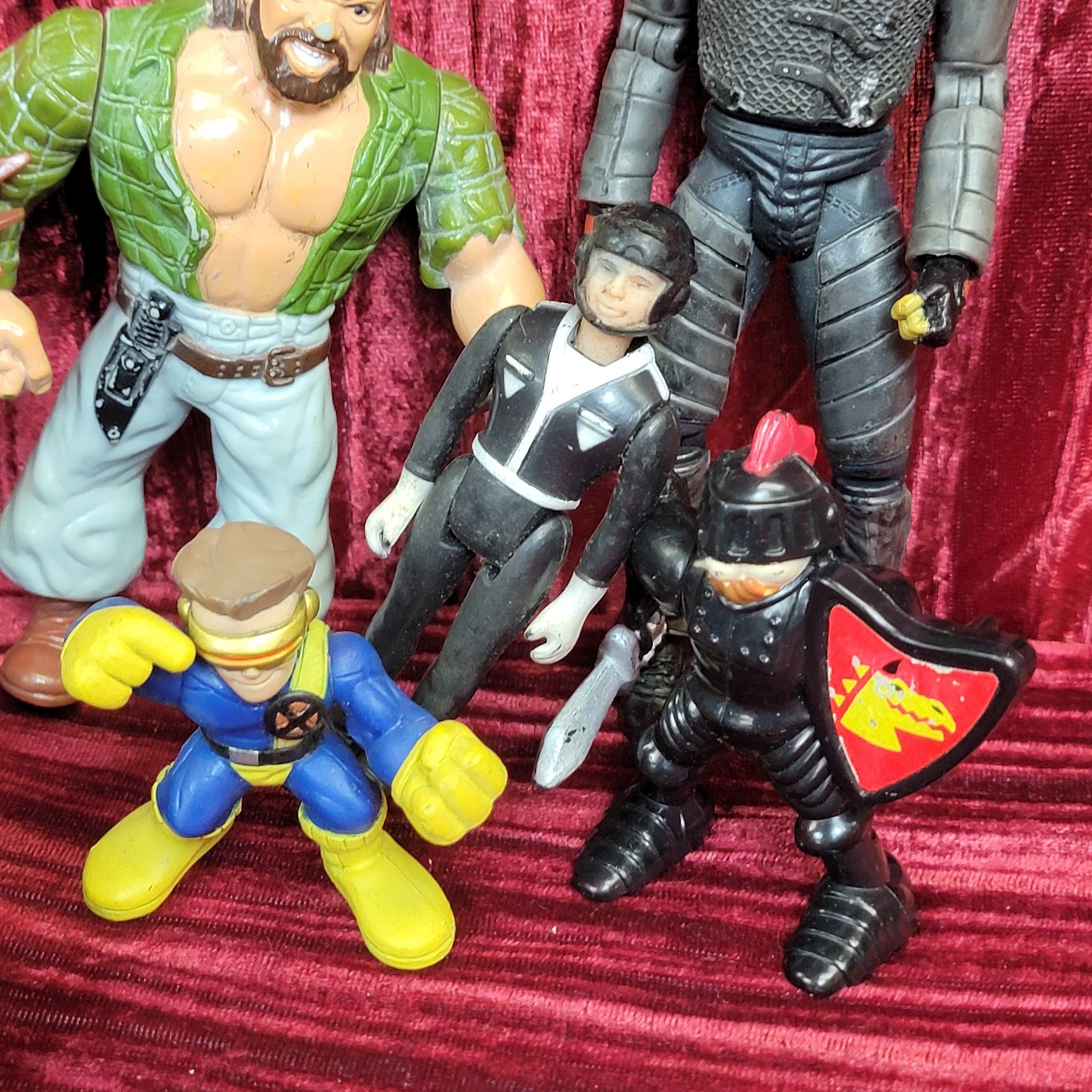 Vintage Toy TOYS Lot ACTION FIGURE AS FOUND CHARLIE HEROE PIRATE BIG MIX MINI