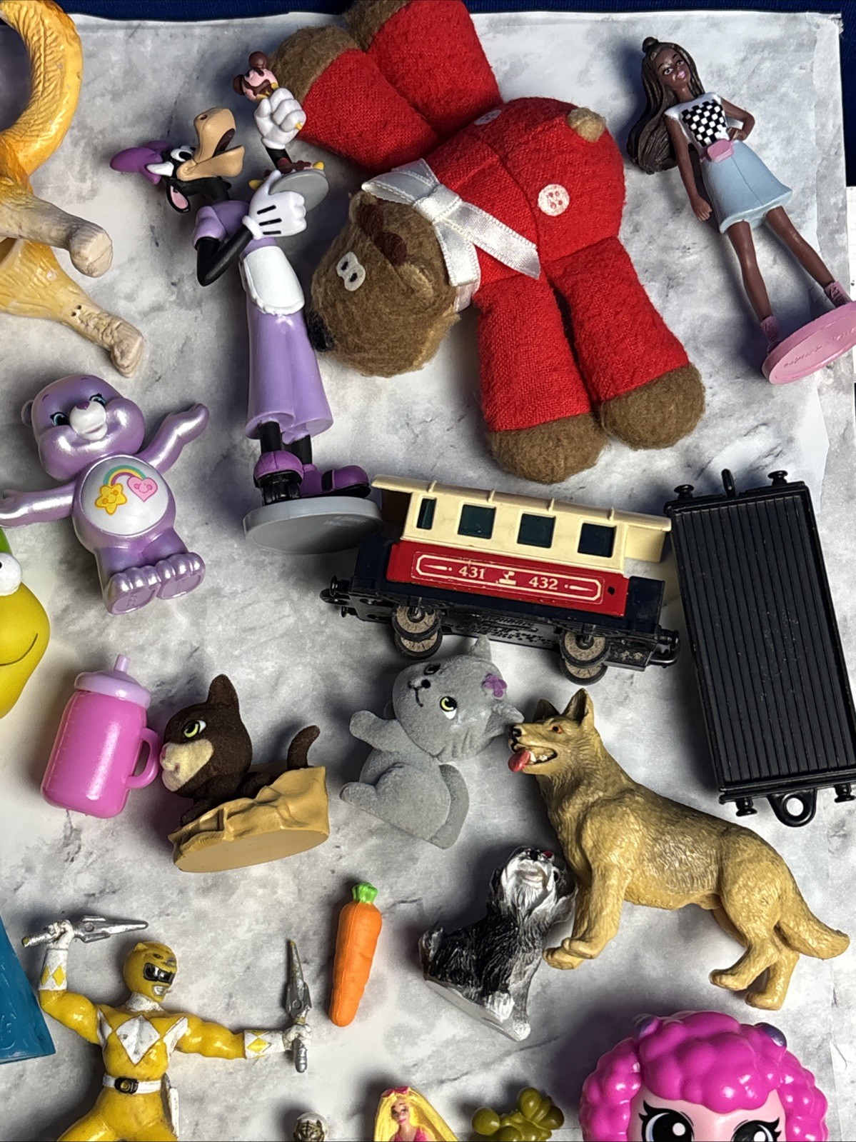 Junk Drawer Mixed Lot 25 Assorted Small Toys Trinkets Barbie,match Box & More