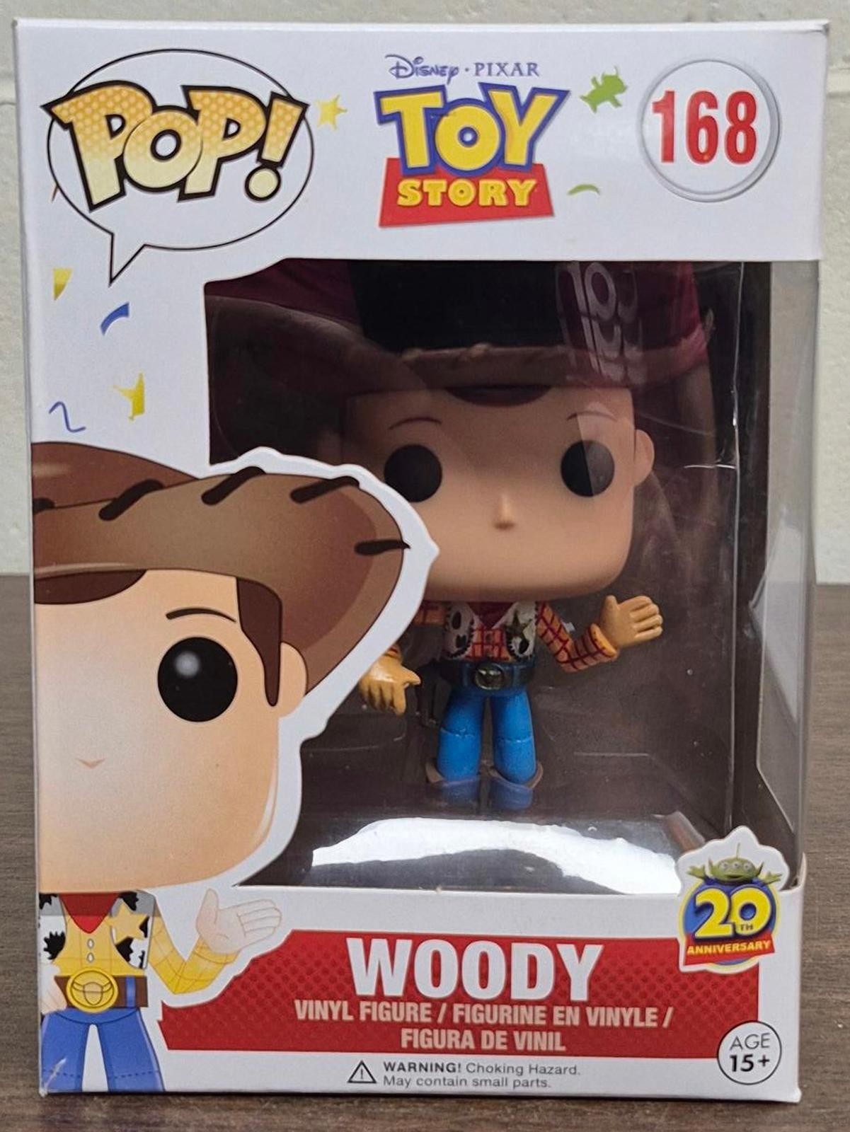 Funko Pop! Toy Story Woody (20th Anniversary) – Vinyl Figure #168