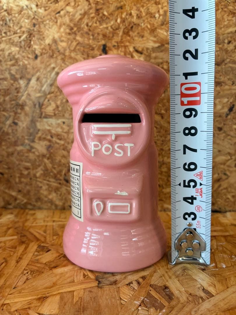 Postbox-shaped ceramic piggy bank large medium mini piggy bank round post