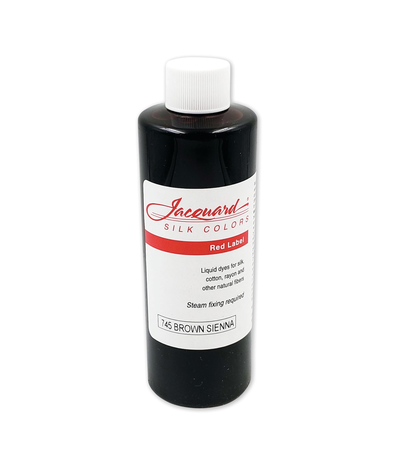 Jacquard Red Silk Dye 250ml Professional Textile Paint for Art Projects Standard