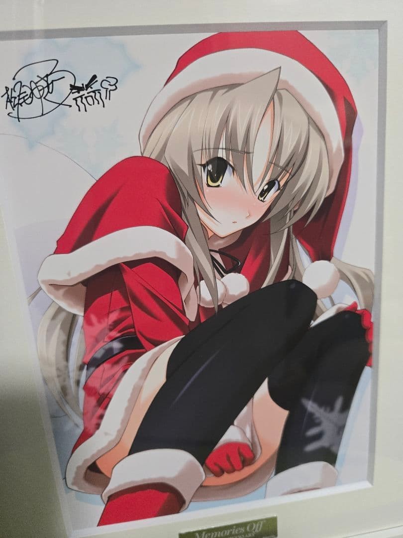 Memories Off Shion Autographed Character Fine Graph A5 25th Anniversary Edition