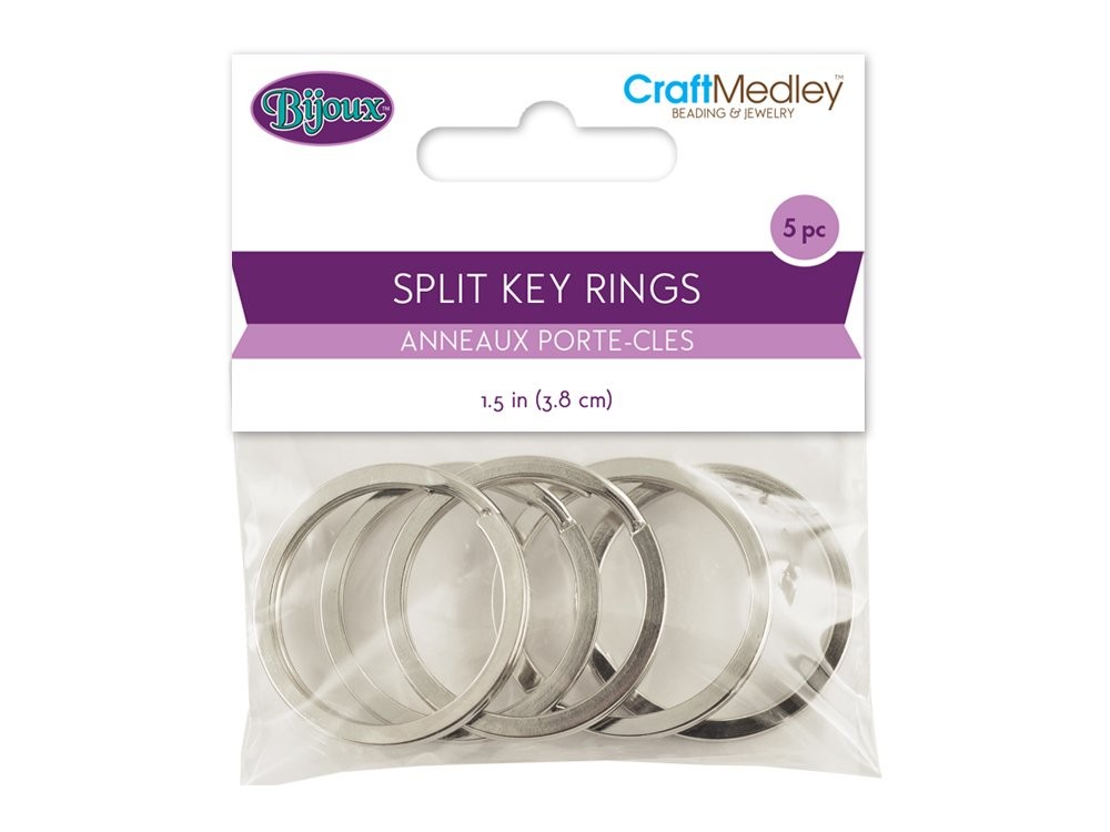 Multicraft Split Key Ring 1.5″ Silver