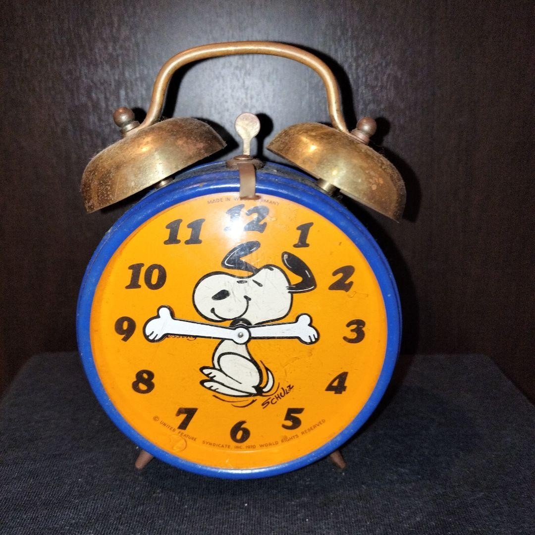 Snoopy vintage alarm clock ③