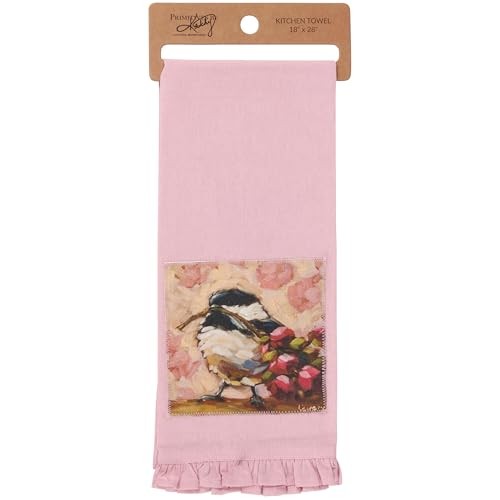 Primitives by Kathy Chickadee Spring Kitchen Towel Easter Dish Towel
