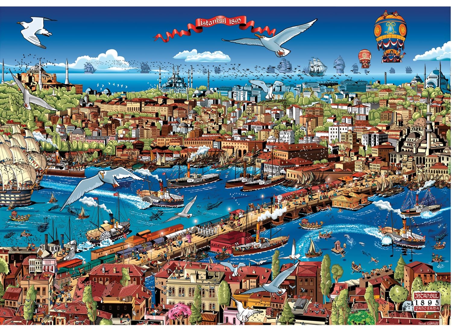 Anatolian Puzzle – Istanbul 1895, 3000 Piece Jigsaw Puzzle, 4921