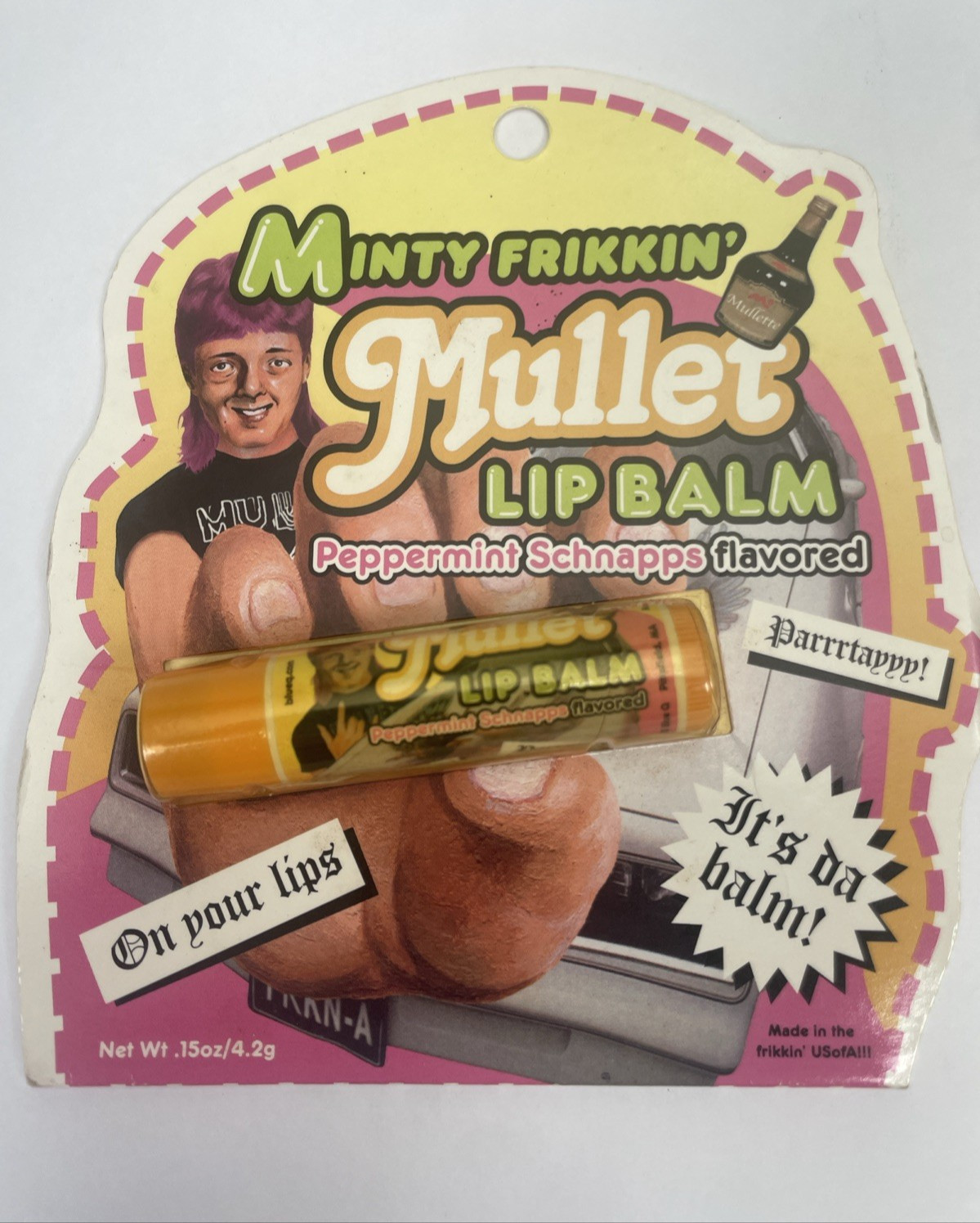 Rare Vintage 2003 Minty Frikkin’ Mullet Lip Balm Discontinued Novelty NEW SEALED