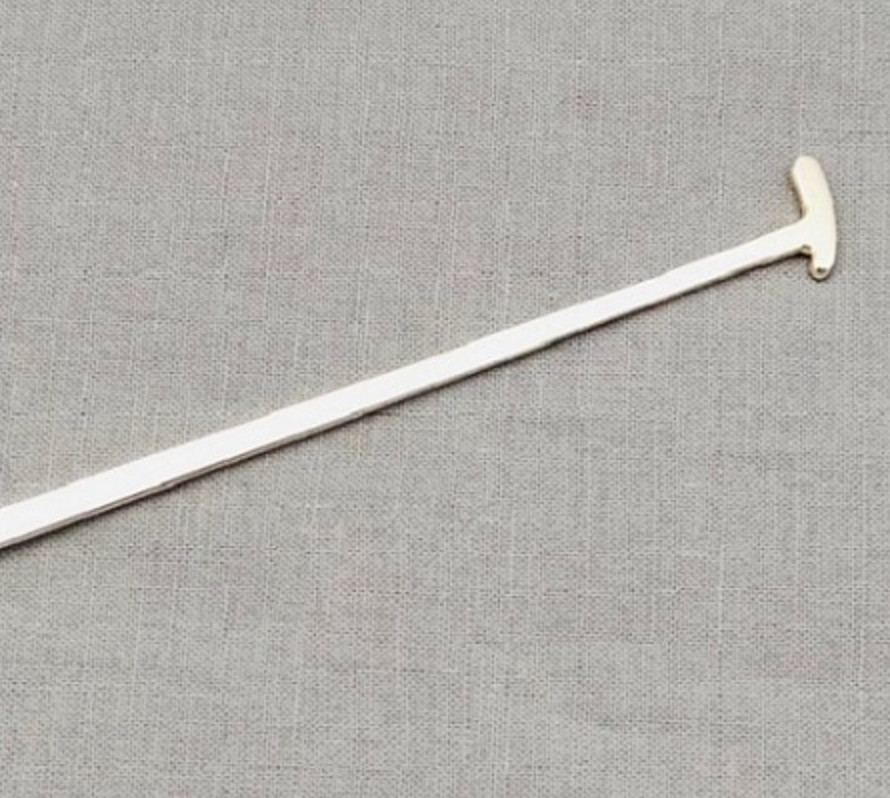 Sterling Silver 925 Ear Pick Golf Putter – Japanese Traditional Craft Gift Box