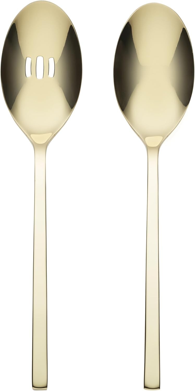 895331 Allay Champagne Everyday Flatware Teaspoons Metallic, Set of 6
