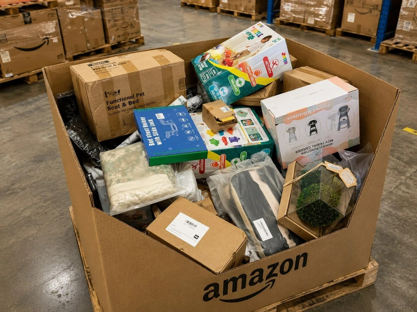 Amazon Discovery Mystery Crate Loaded With Overstock Treasures Inside